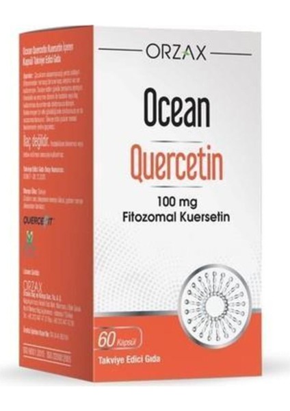 Orzax Quercetin 100 Mg 60 Kapsül