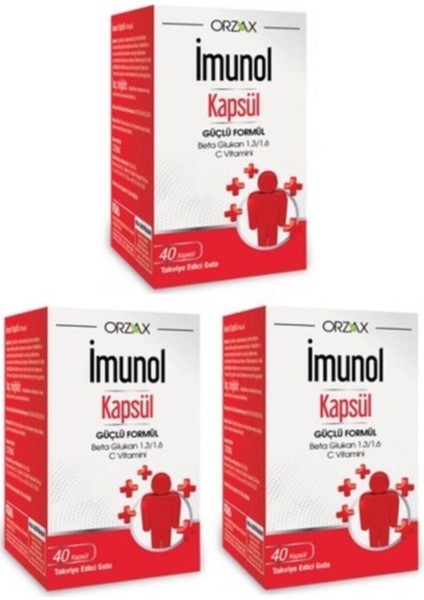 Imunol Kapsül 40'lı 3 Kutu