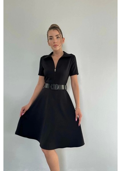 Siyah Kemerli Spor Elbise fiyatları