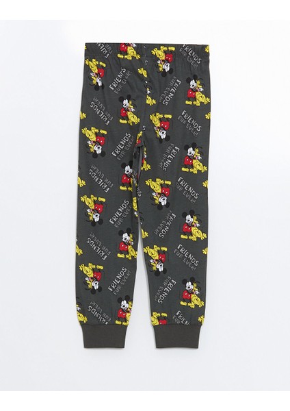 Yeni Sezon Bisiklet Yaka Mickey Mouse Baskili Erkek Cocuk Pijama Takimi - S53758Z1 fırsatları