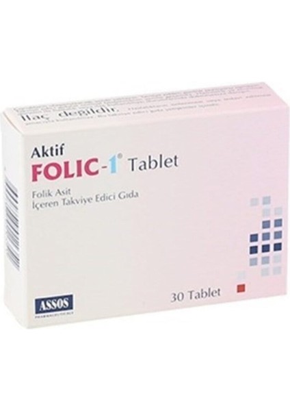 Folic 1 30 Tablet fiyatları