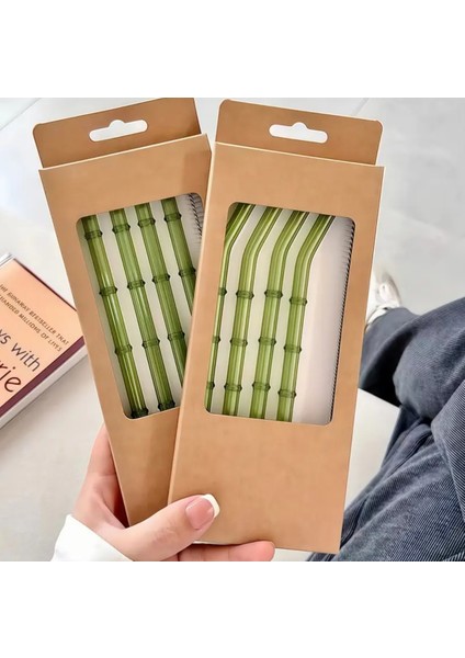 Cam Pipet Bambu - Yeşilk 1 Adet fırsatları