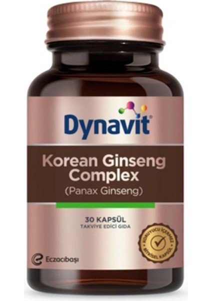 Ginseng Complex Takviye Edici Gıda 30 Kapsül