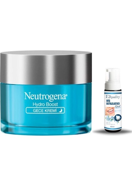 Hydro Boost Gece Kremi 50 ml + Hediye Diş Beyazlatıcı Köpük