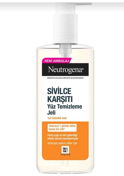 Sivilce Karşıtı Yüz Temizleme Jeli 200ML