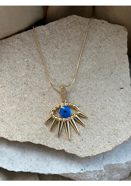 Mavi Göz ve Güneş Uçlu Kolye fırsatları