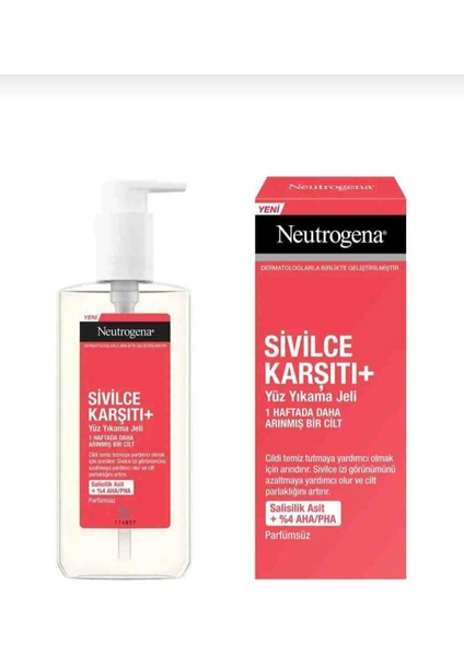 Sivilce Karşıtı+ Yüz Yıkama Jeli Parfümsüz 200 ml fiyatları