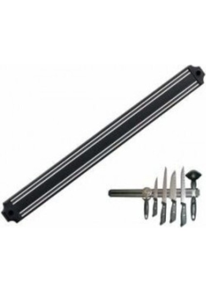 55CM Mıknatıslı Bıçak Tutucu ve Organizer, Beyaz Renk