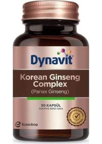 Korean Ginseng Complex Takviye Edici Gıda 30 Kapsül