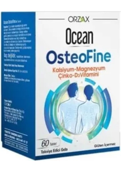 Orzax Ocean Osteo Fine Takviye Edici Gıda 60 Tablet