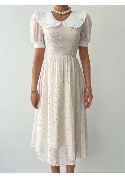 Aversa Inci Detay Şifon Elbise fiyatları