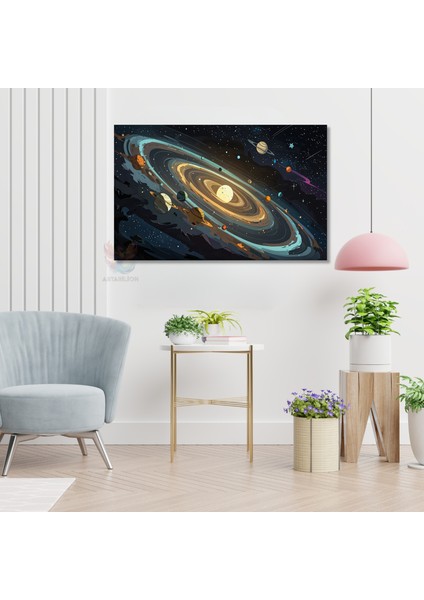 Kanvas Tablo Yüksek Kaliteli Kanvas Duvar Tablosu Evren Galaksi Yeni Ev Hediyesi Ev Dekorasyon fiyatları