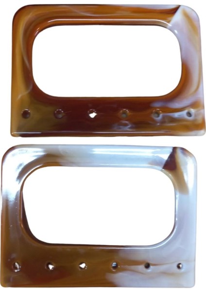 Çanta Sapı Akrilik Kare Delikli 12 cm