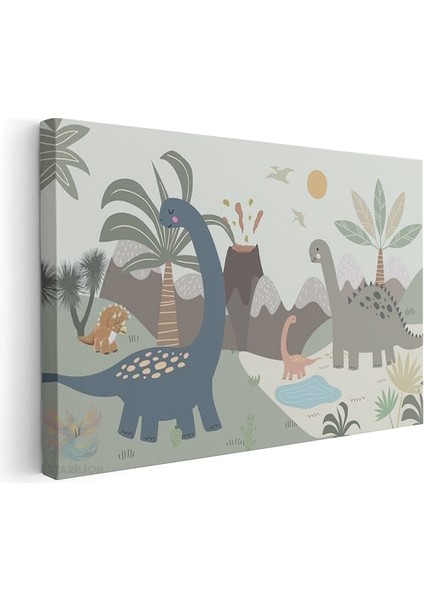 Kanvas Tablo Yüksek Kaliteli Kanvas Duvar Tablosu Çocuk Odası Dinozor Yeni Ev Hediyesi Ev Dekorasyon modelleri