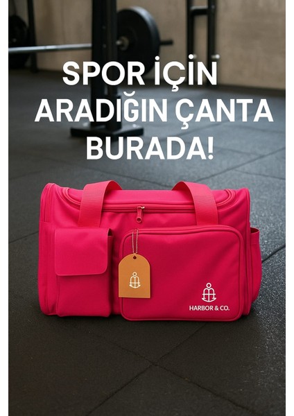 Harbor&Co. Çok Bölmeli Suya Dayanıklı Spor ve Seyahat Çantası – Ayakkabı Bölmeli, Hafif & Dayanıklı fırsatları