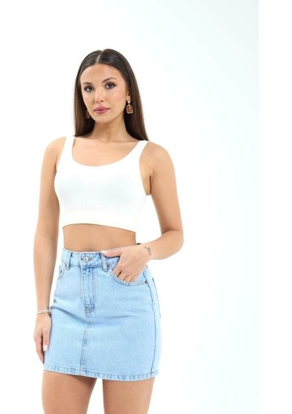 7395 Kot Etek-Açık Mavi