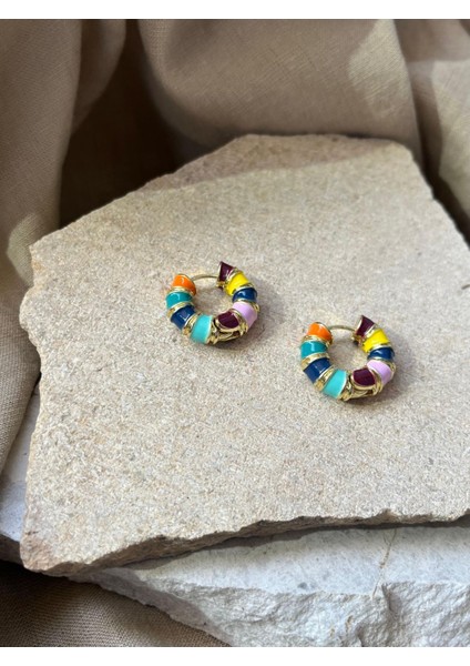 Renkli Simit Küpe fiyatları