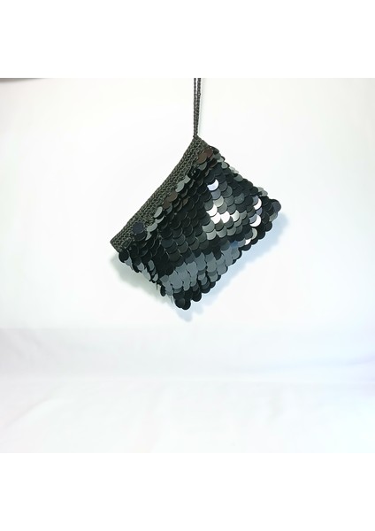 - El Emeği Fermuarlı Pullu Çanta