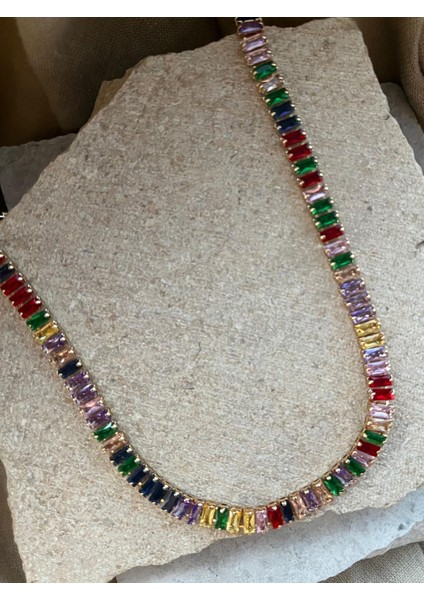 Renkli Taşlı Kolye fiyatları