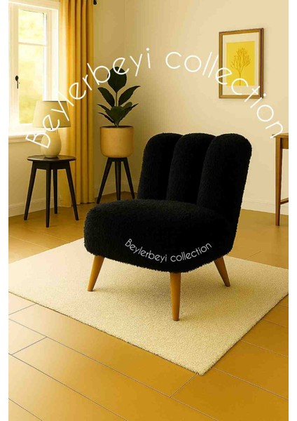 Tekli Koltuk, Sırtlı Puf ,neon Tedy Kumaş, Çay Seti Koltuk Takımı , Dekoratif Berjer,mini Berjer