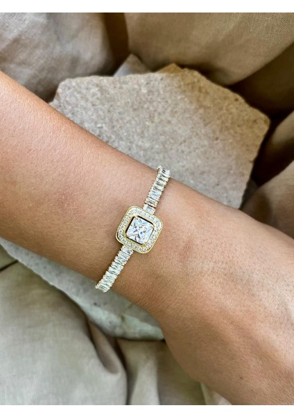 Sıralı Büyük Taşlı Bileklik modelleri