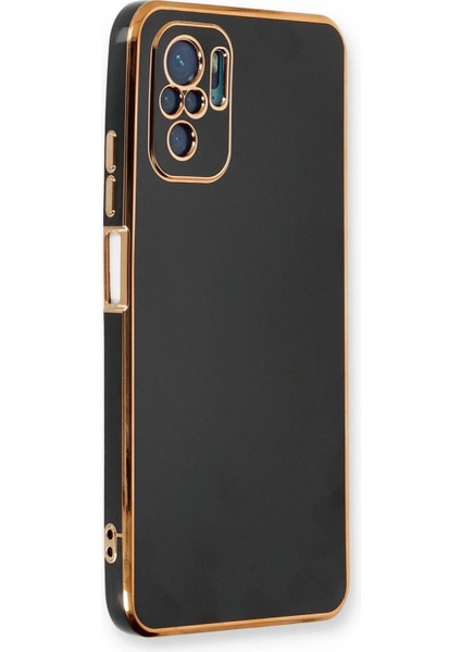 Xiaomi Redmi Note 10 Kılıf Volet Silikon - Siyah - SUAT2024-9263