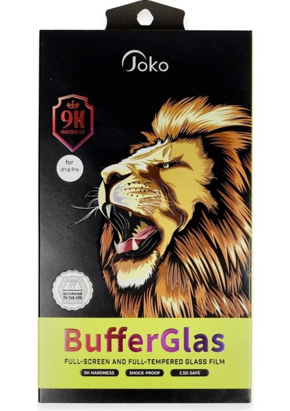 Joko iPhone 14 Pro Max Buffer Cam Ekran Koruyucu - Siyah