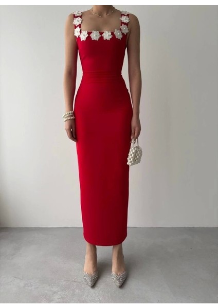 Mıng Çiçek Detaylı Elbise fiyatları