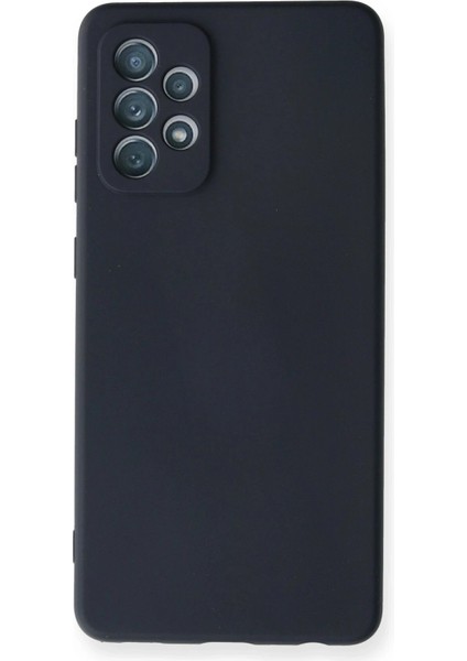 Samsung Galaxy A72 Kılıf Nano Içi Kadife Silikon - Lacivert - SUAT8133-3852