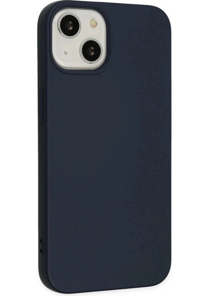 Newface iPhone 14 Kılıf Nano Içi Kadife Silikon - Lacivert fiyatları