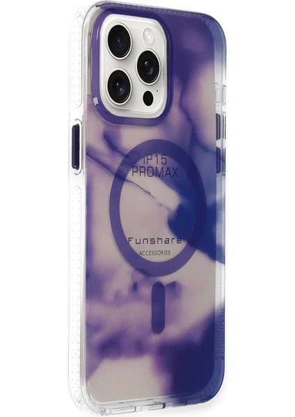 iPhone 15 Pro Max Phantom Magsafe Kapak - Mor - SUAT4989-2509 fiyatları