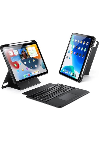 Dux Ducis iPad 10(2022) Dk Series Kablosuz Bluetooth Klavye Touchpad KILIF-(1903) - SUAT4528-5091