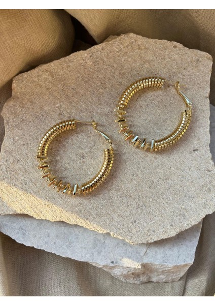 Altın Renkli Yaylı Küpe fiyatları