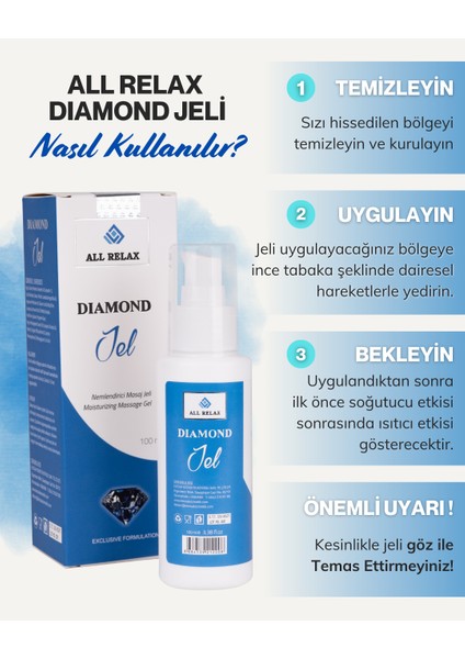 Diamond Nemlendirici Soğutucu ve Isıtıcı Masaj Jeli fiyatları