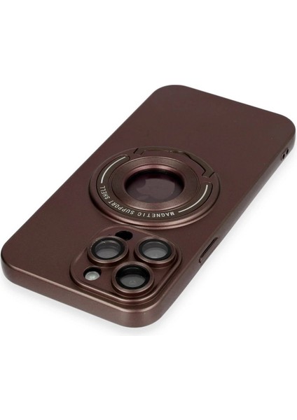 iPhone 13 Pro Max Kılıf Lukka Magneticsafe Kapak - Kahverengi - SUAT5590-9441 indirimleri