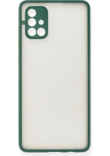 Samsung Galaxy A71 Kılıf Montreal Silikon Kapak - Yeşil - SUAT6272-3146 fiyatları