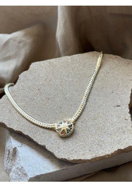 Taşlı Kuzey Yıldızı Uçlu Kolye fiyatları