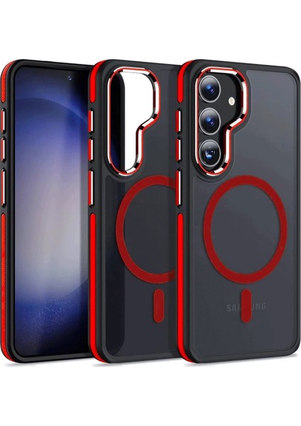 Samsung Galaxy S24 Winner Magsafe Kapak - Kırmızı - SUAT3182-7169