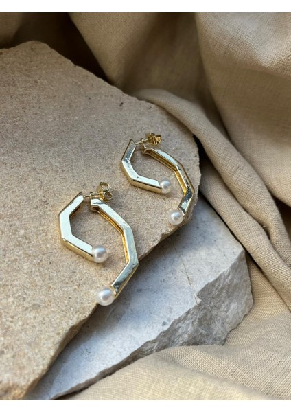 Çift Taraflı Eklemli Küpe