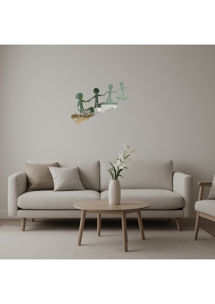 Başarı Faktörü Ilişki Temalı Duvar Aynalı Tablosu - SUAT9152-1609