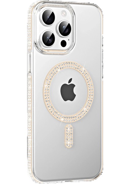 Apple iPhone 14 Pro Max Move Taşlı Magsafe Kapak - Pembe - SUAT3386-8393 indirimleri