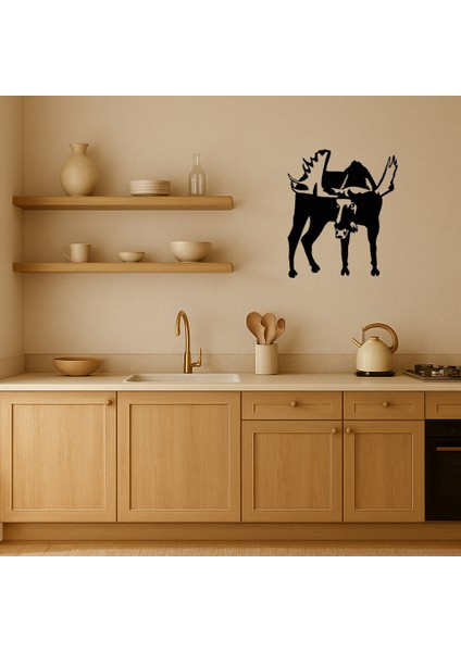 Mozaik Desenli Geyik Tablo - SUAT2315-9034 fiyatları