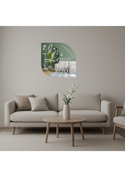 Aşk Mesajlı Aynalı Tablo - SUAT2708-2950
