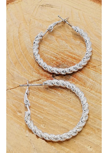 Figürlü Halka Lüks Tasarım Küpe