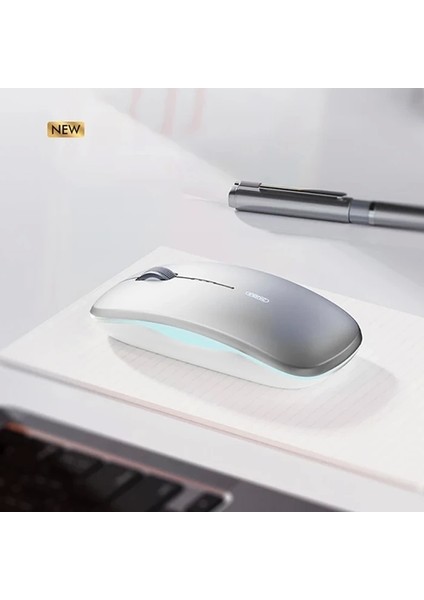 Inphic M5 Kablosuz Fare Şarj Edilebilir Sessiz Kullanım 2.4g Işıklı USB MOUSE-(1903)