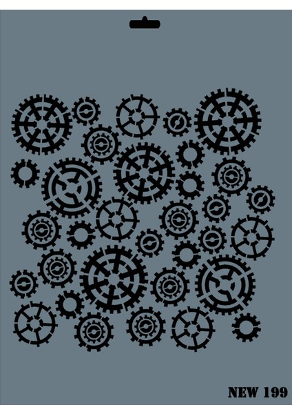 New 199 Stencil 25X35 cm