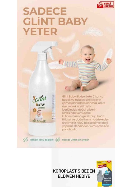 Baby 1 Litre Çamaşır Leke Çıkarıcı Bebek Genel Temizleyici Sertifikalı