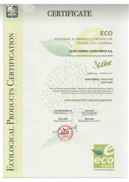 Baby 1 Litre Çamaşır Leke Çıkarıcı Bebek Genel Temizleyici Sertifikalı modelleri