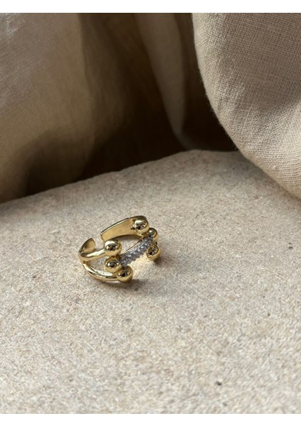 Yüzük Taş Desenli