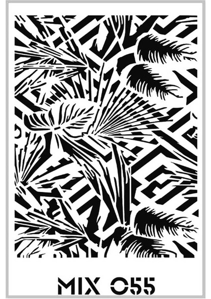 Stencil - 33 x 48 cm - Mix 055
